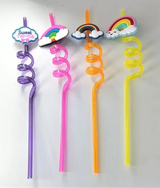     			KALRA MAGIC Silicon Multicolor Straws