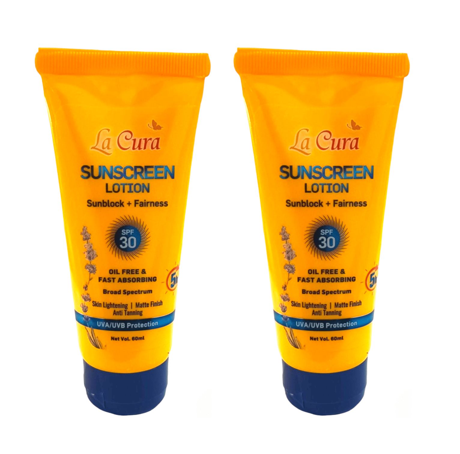 La Cura SPF 30 Sunscreen Lotion For All Skin Type ( Pack of 2 )