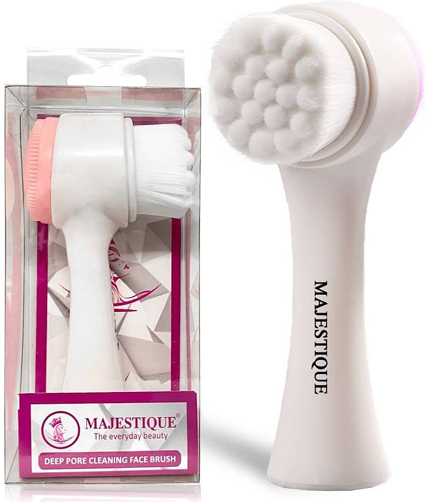Majestique Face Exfoliator Brush Deep Pore Cleaning Wash Massage Soft Silicon Face Brush Scrubber