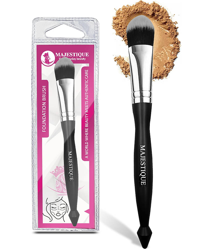 Majestique Professional Makeup Foundation Brush Blending Tool for Face Makeup for Women and Men