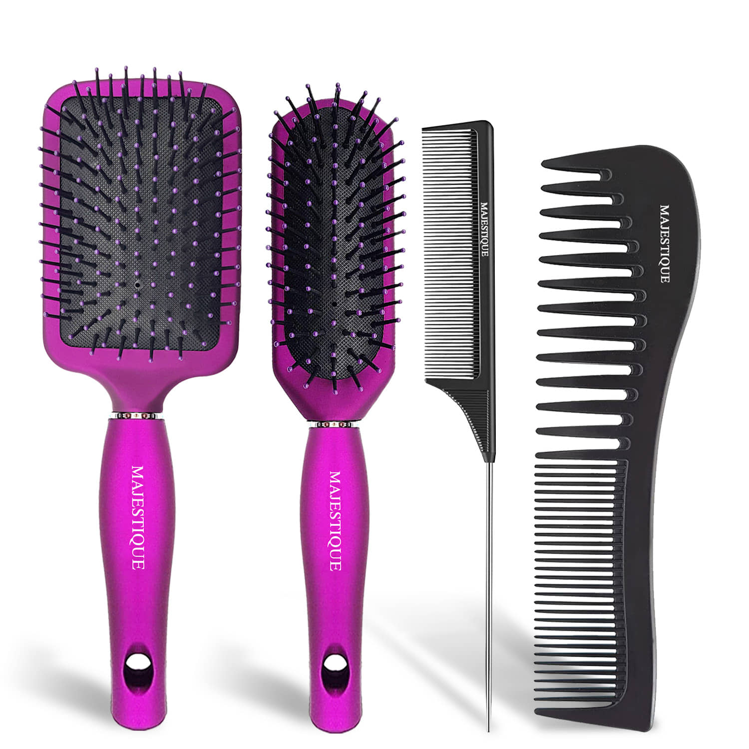 Majestique Purple Series Style Enhancer Hair Brush for Shaping & Defining for women and Men