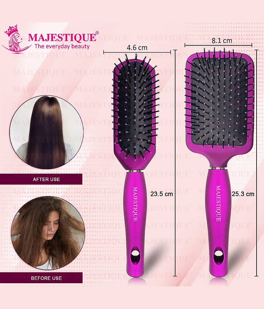 Majestique Purple Series Style Enhancer Hair Brush for Shaping & Defining for women and Men