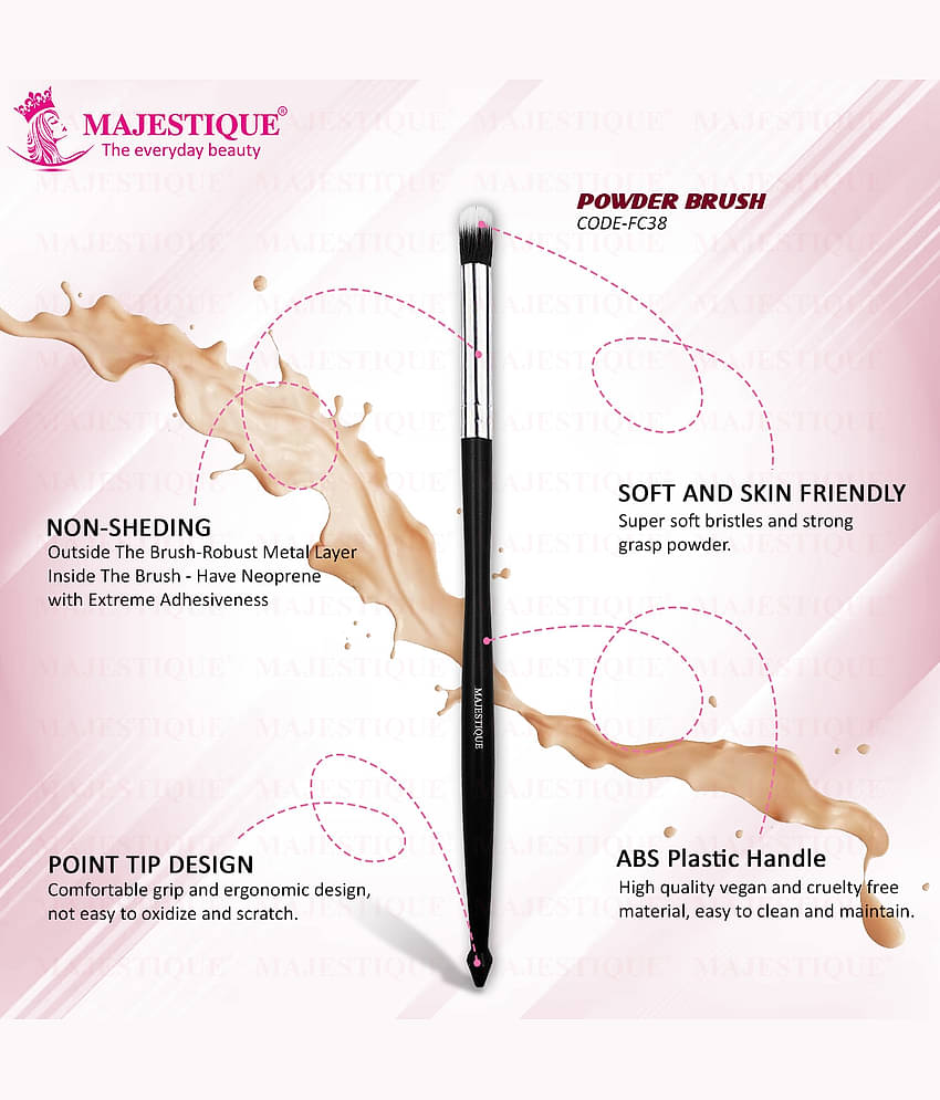Majestique Professional Powder Brush Eye shadow Eyebrow Eyeliner Blending Brush For Women Pack of 1
