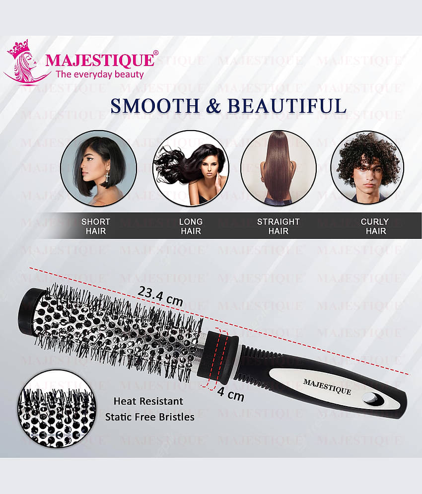Majestique Professional Blow Dryer Brush for Blow Drying Roller Brush for Men and Women - 1 Pcs