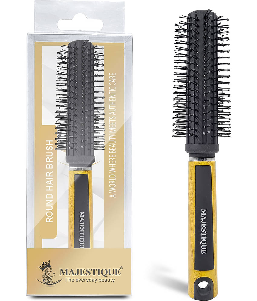 Majestique Round Hair Brush for Blow Drying Great On Wet or Dry Hair Hairbrush for Women and Men