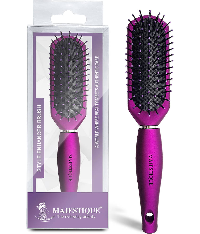 Majestique Purple Series Style Enhancer Hair Brush for Shaping & Defining for women and Men