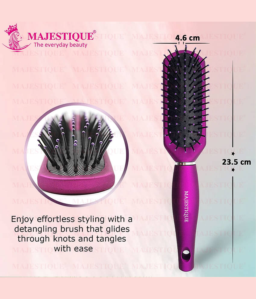 Majestique Purple Series Style Enhancer Hair Brush for Shaping & Defining for women and Men