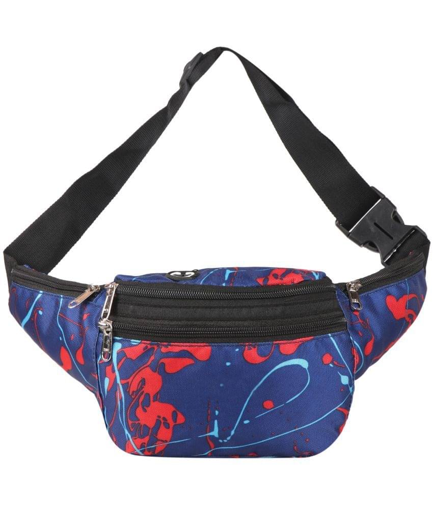     			Nice Purse Polyester Purple Waist Pouch