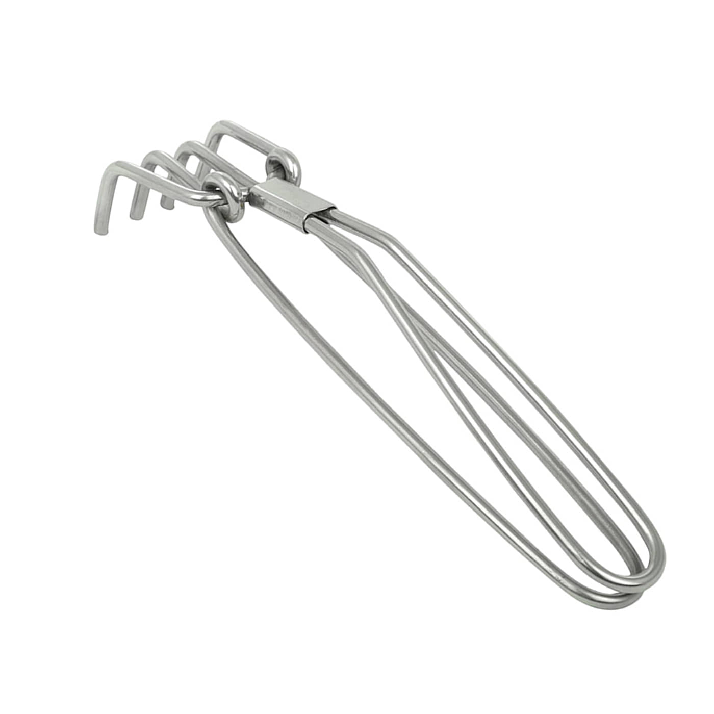 OC9 Silver Stainless Steel Pakkad ( Set of 1 )
