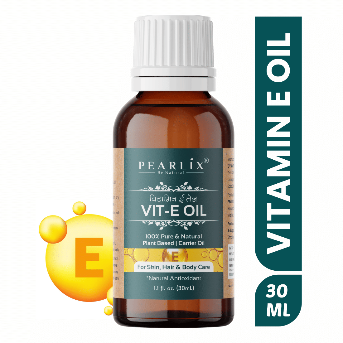 PEARLIX Face Oil Vitamin E Fairness For All Skin Type ( Pack of 1 )