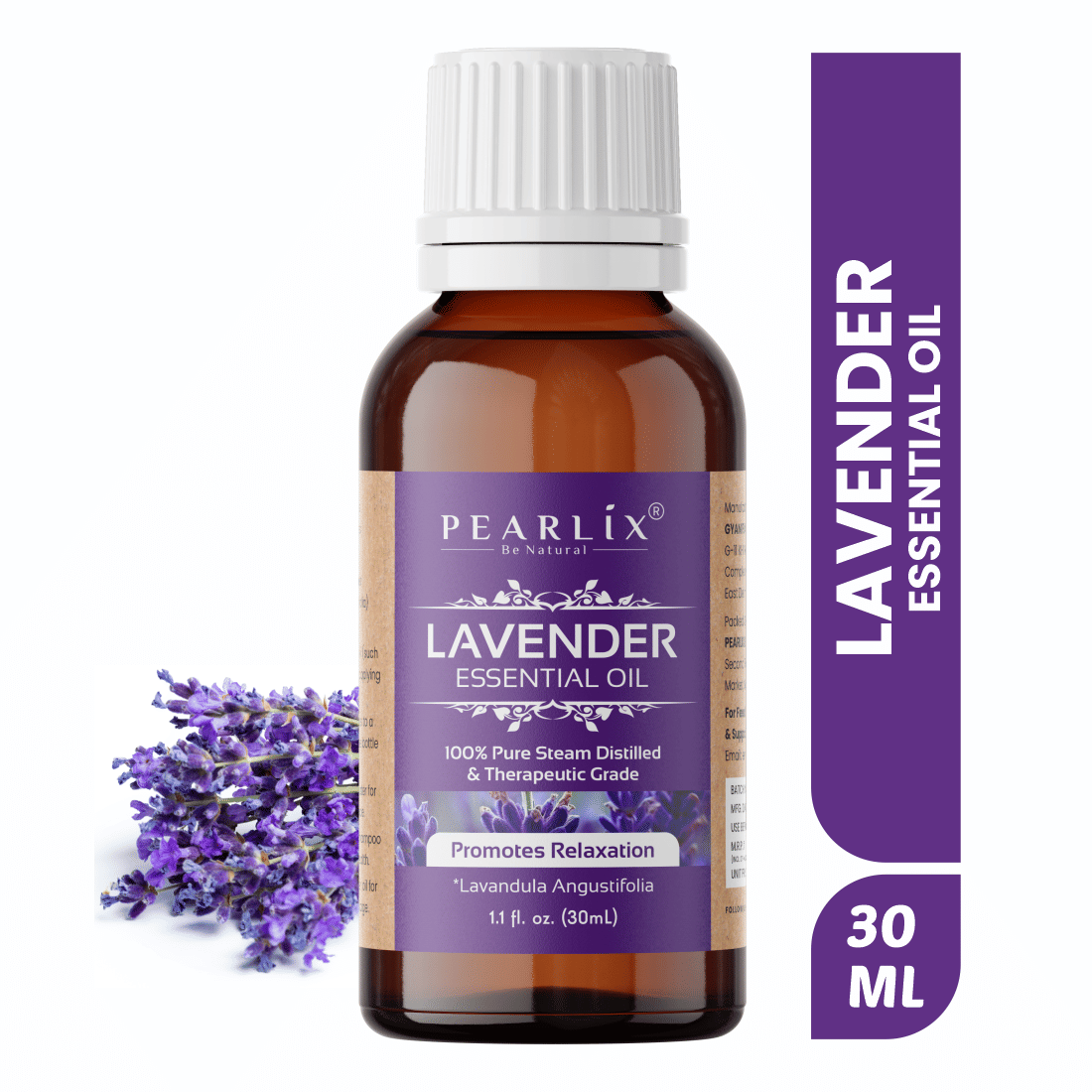     			PEARLIX Lavender Essential Oil Aromatic 30 mL ( Pack of 1 )
