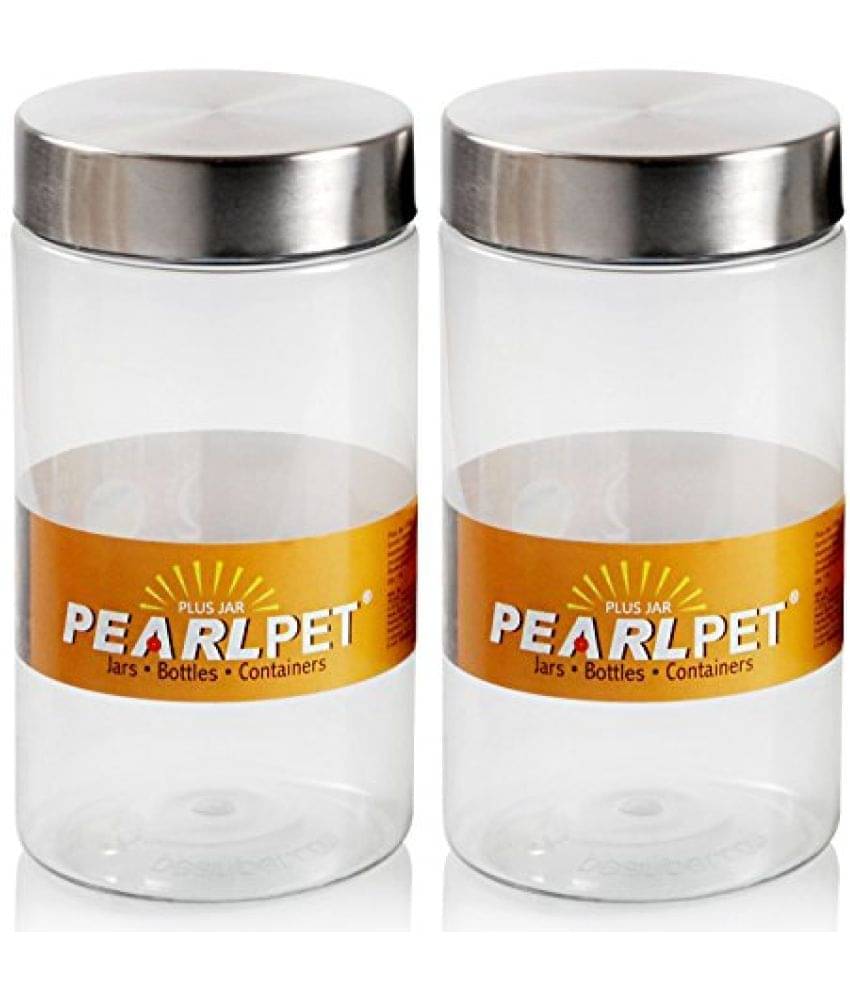 PearlPet 1700ml-2pcs Plastic Transparent Multi-Purpose Container ( Set of 2 ) PearlPet 1700ml-2pcs Plastic Transparent Multi-Purpose Container ( Set of 2 )