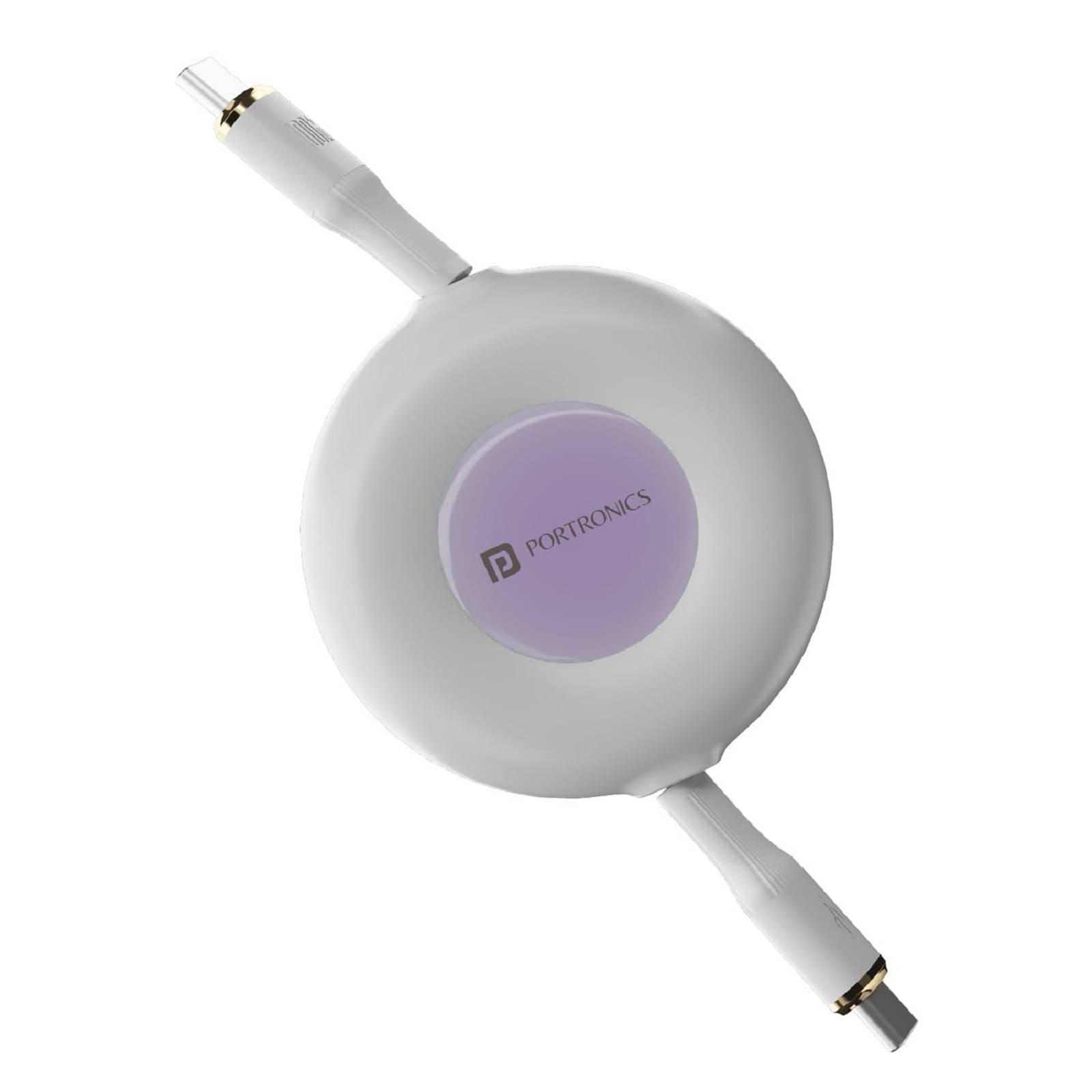 Portronics White 3A Type C Cable 1 Meter Portronics White 3A Type C Cable 1 Meter
