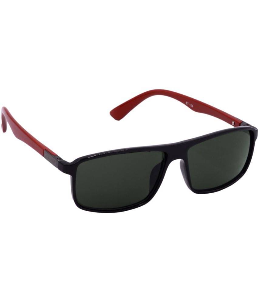 RED LEAF Black Rectangular Sunglasses ( Pack of 1 )     			RED LEAF Black Rectangular Sunglasses ( Pack of 1 )