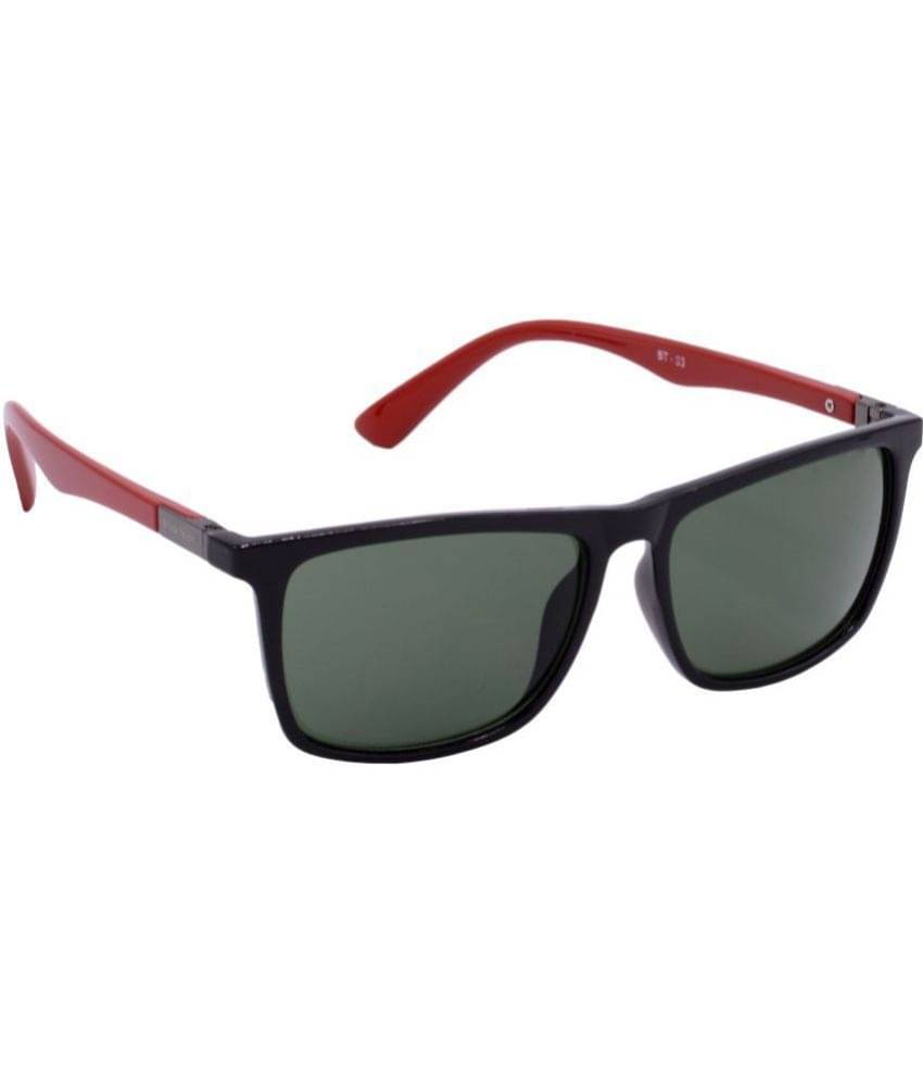 RED LEAF Black Rectangular Sunglasses ( Pack of 1 ) RED LEAF Black Rectangular Sunglasses ( Pack of 1 )