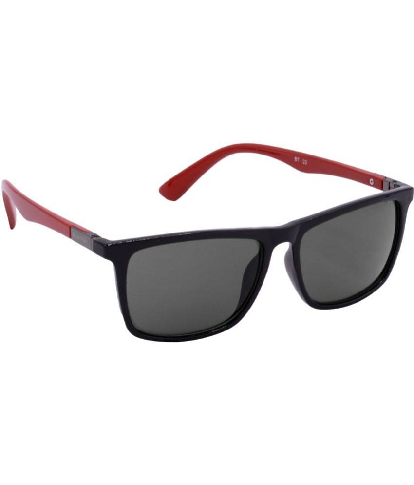 RED LEAF Black Rectangular Sunglasses ( Pack of 1 ) RED LEAF Black Rectangular Sunglasses ( Pack of 1 )