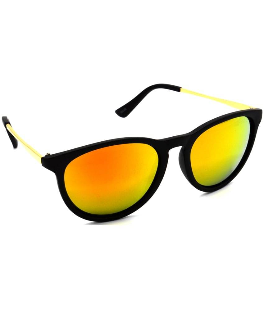 RED LEAF Gold Round Sunglasses ( Pack of 1 ) RED LEAF Gold Round Sunglasses ( Pack of 1 )