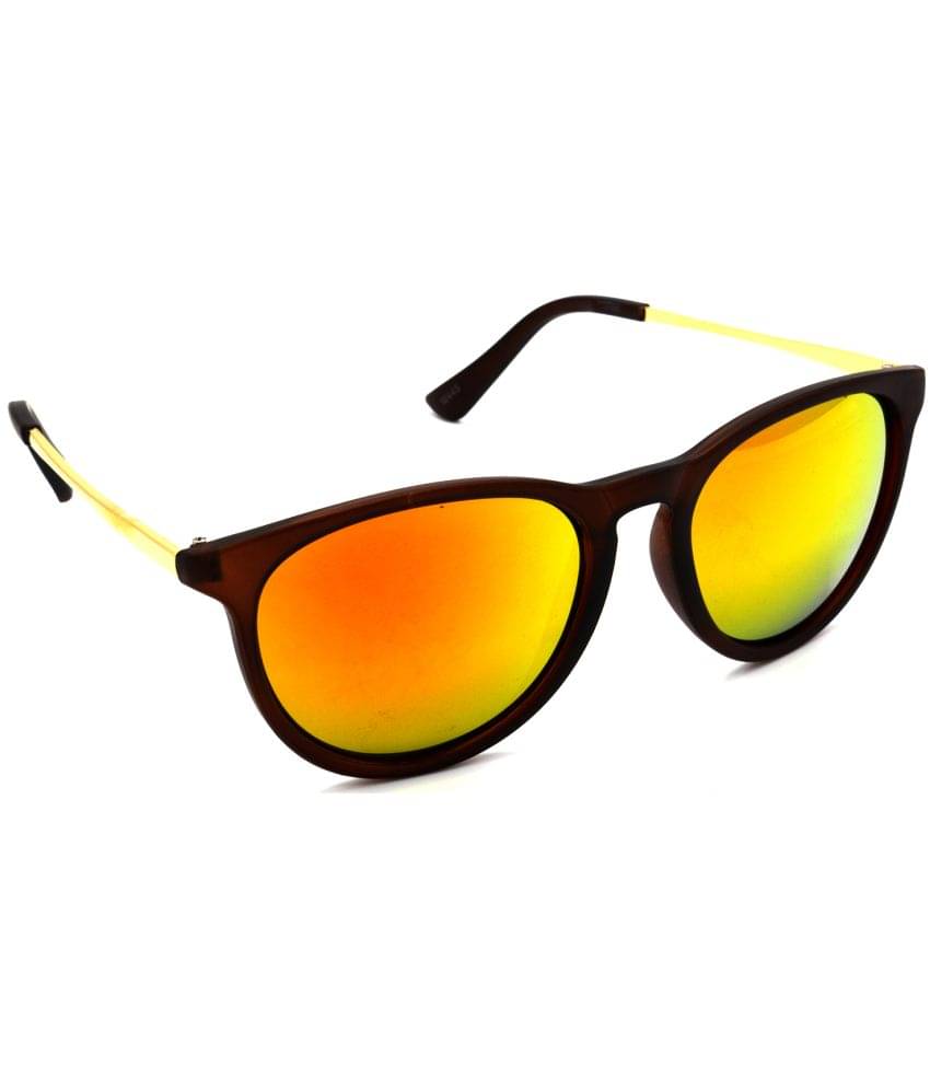 RED LEAF Gold Round Sunglasses ( Pack of 1 ) RED LEAF Gold Round Sunglasses ( Pack of 1 )