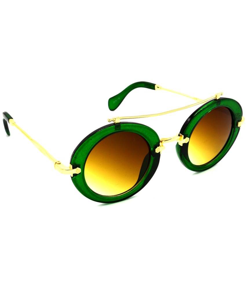     			RED LEAF Green Round Sunglasses ( Pack of 1 )