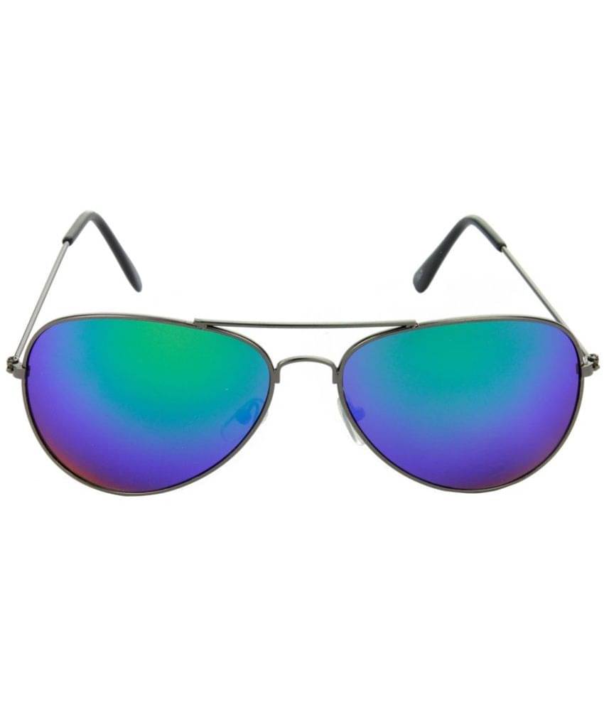     			RED LEAF Grey Melange Pilot Sunglasses ( Pack of 1 )