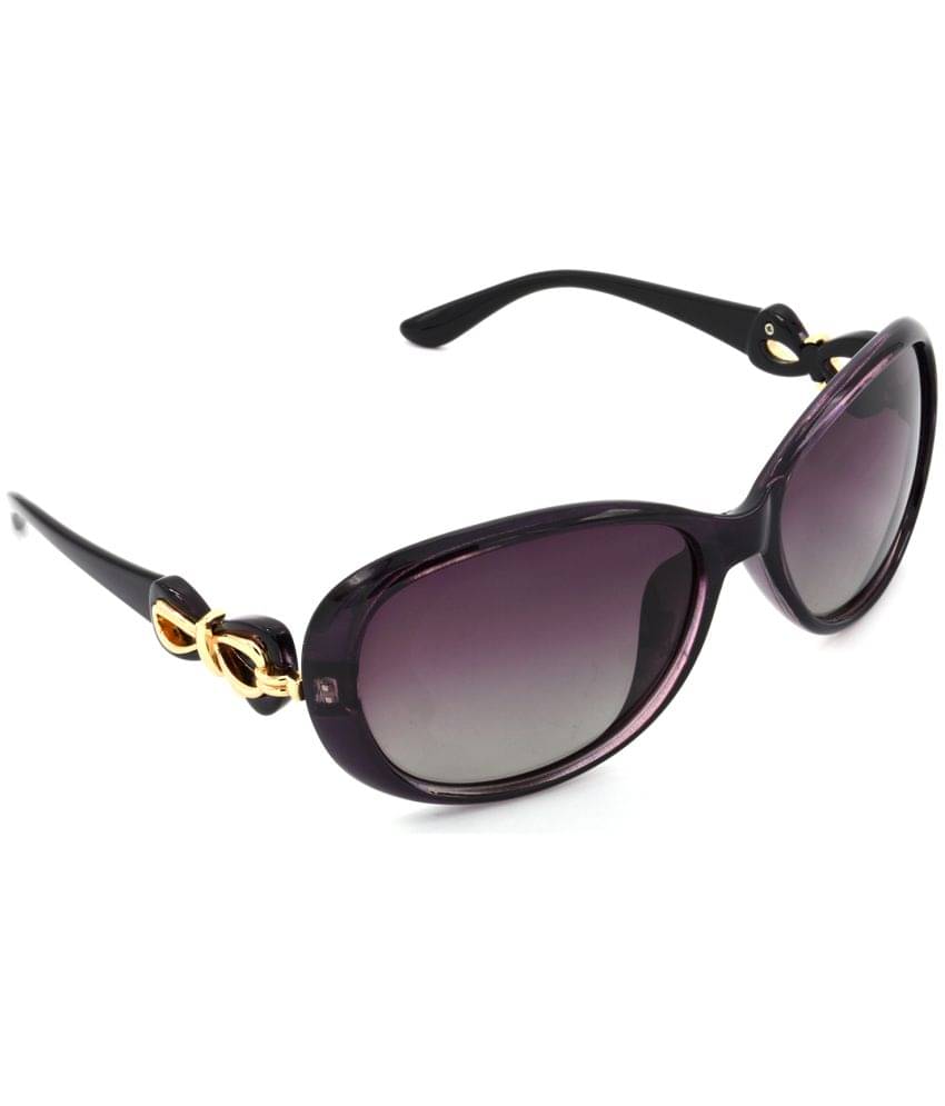     			RED LEAF Purple Rectangular Sunglasses ( Pack of 1 )