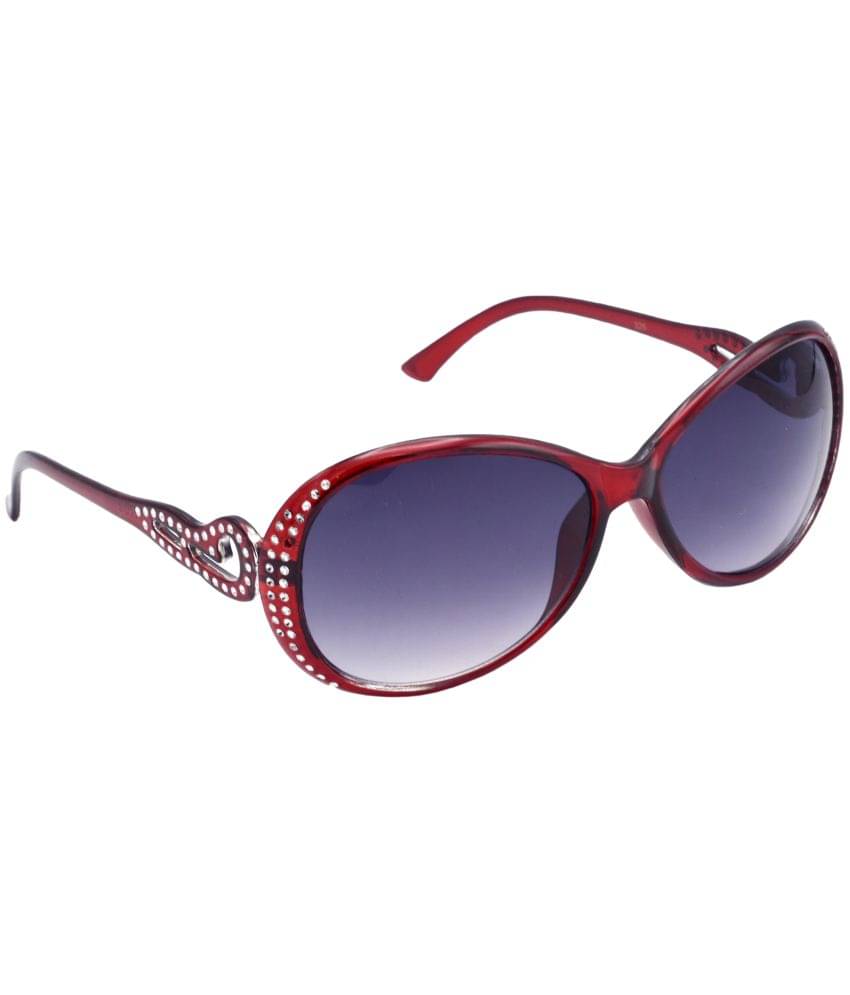 RED LEAF Red Oval Sunglasses ( Pack of 1 ) RED LEAF Red Oval Sunglasses ( Pack of 1 )