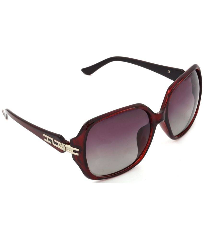     			RED LEAF Red Rectangular Sunglasses ( Pack of 1 )