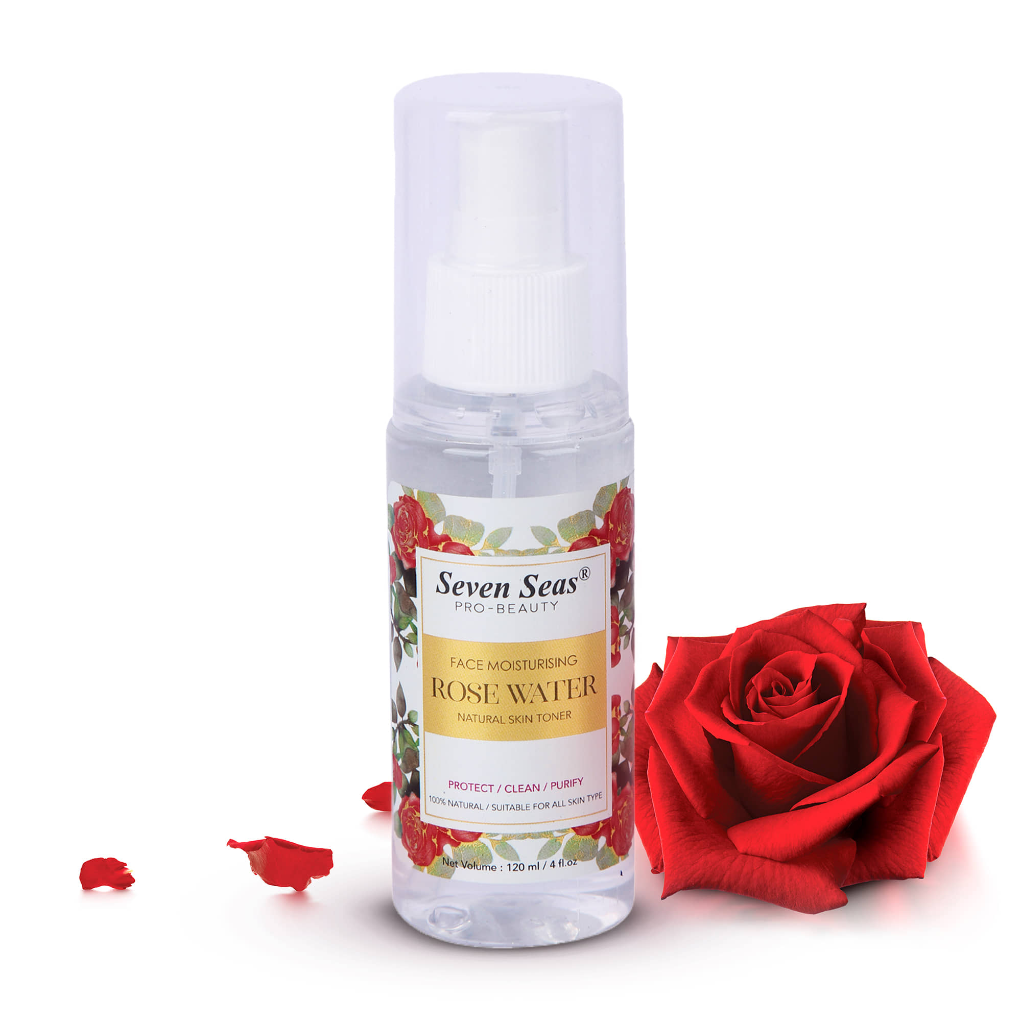 Seven Seas Face Moisturising Rose Water Natural Skin Toner