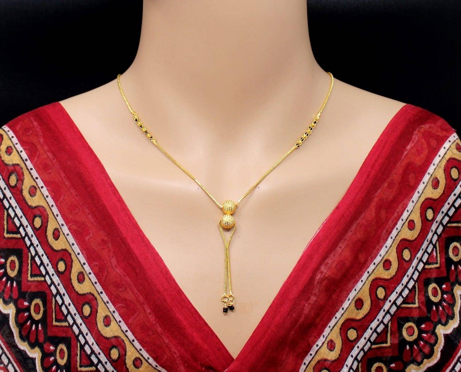     			Soni jewellery Golden Mangalsutra ( Pack of 1 )