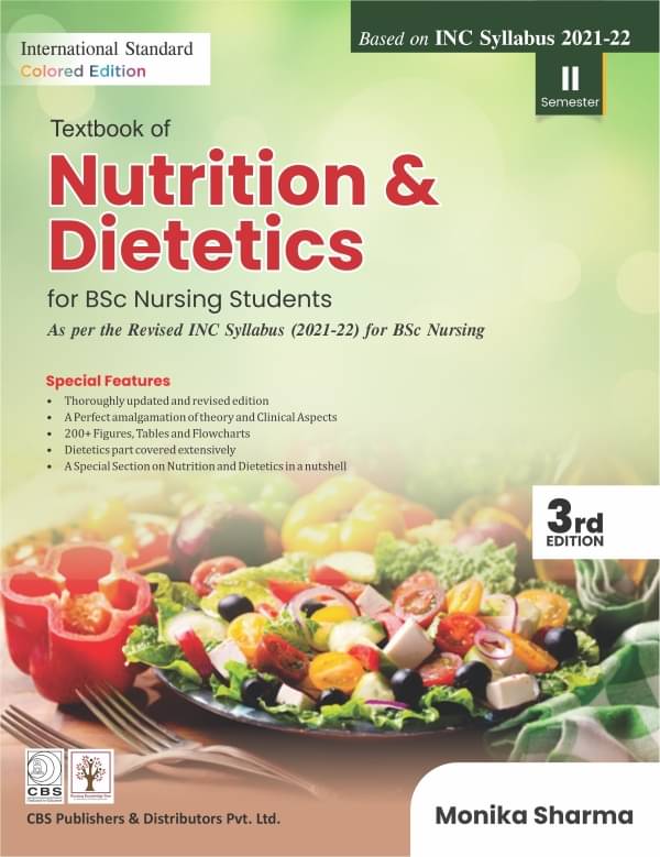     			Textbook of Nutrition and Dietetics for BSc Nursing 3rd Edition