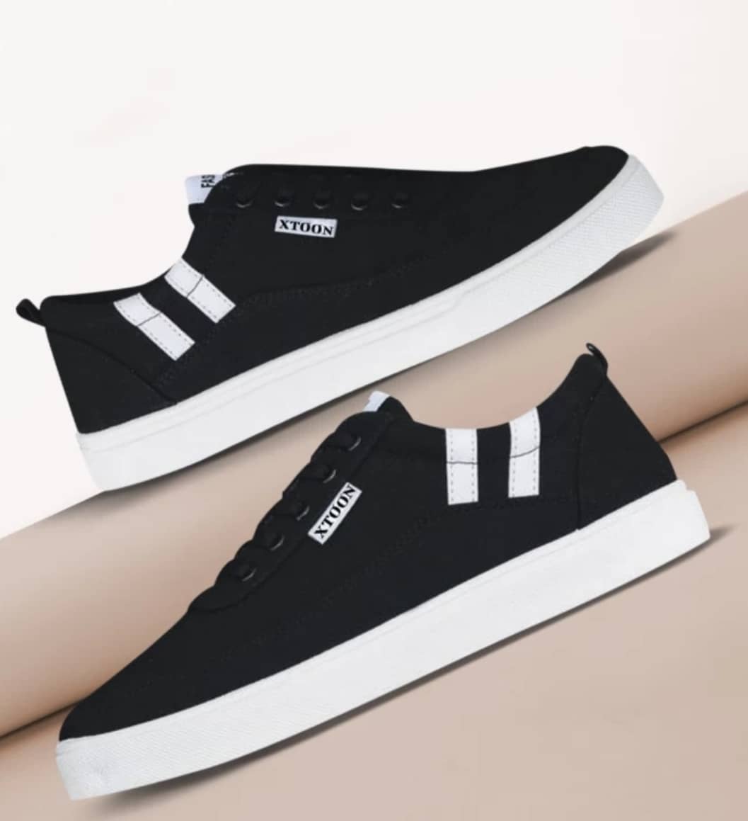 Xtoon Black Men's Outdoor Shoes - Casual Shoes | Buy online on ZillyBuy