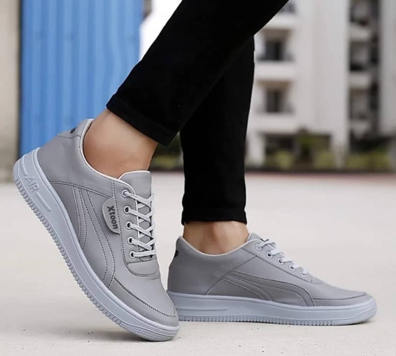 Xtoon Grey Men's Outdoor Shoes - Casual Shoes | Buy online on ZillyBuy