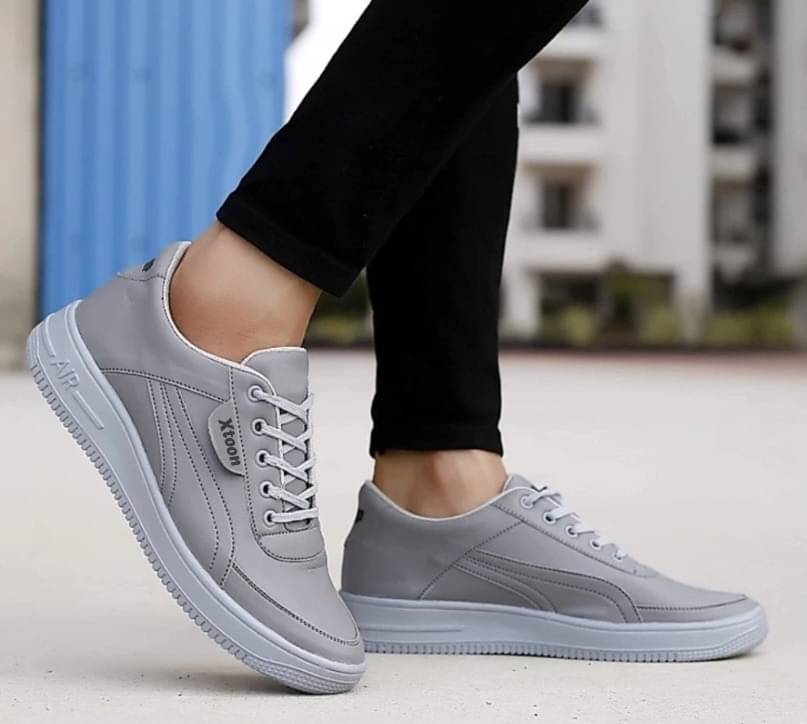 Xtoon Grey Men's Outdoor Shoes Xtoon Grey Men's Outdoor Shoes