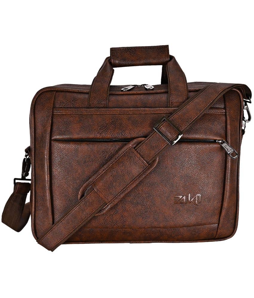 ZAIKO BAGS Brown Textured Messenger Bag - Handbags | Buy online on ZillyBuy