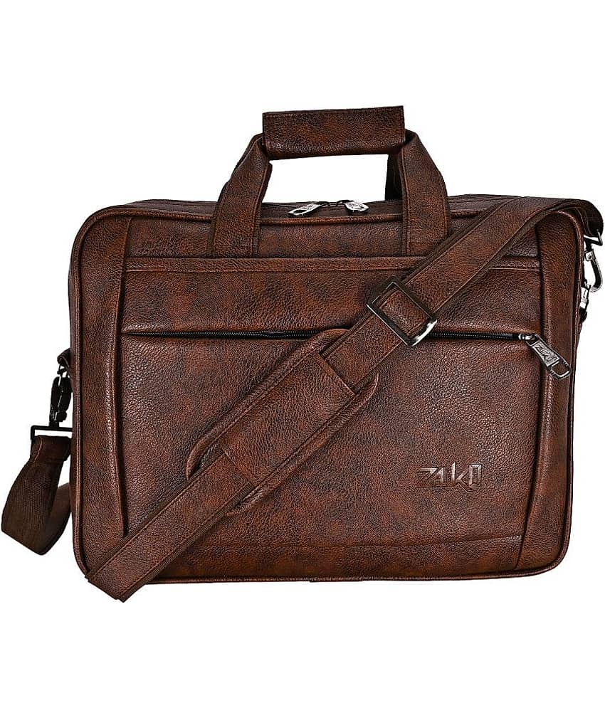 ZAIKO BAGS Brown Textured Messenger Bag - Handbags | Buy online on ZillyBuy