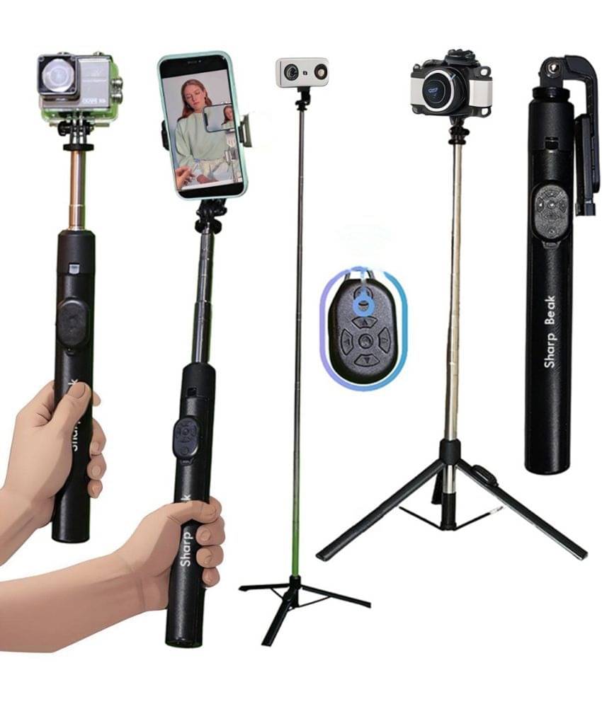     			ZmiZc Bluetooth Selfie Stick ( Black )