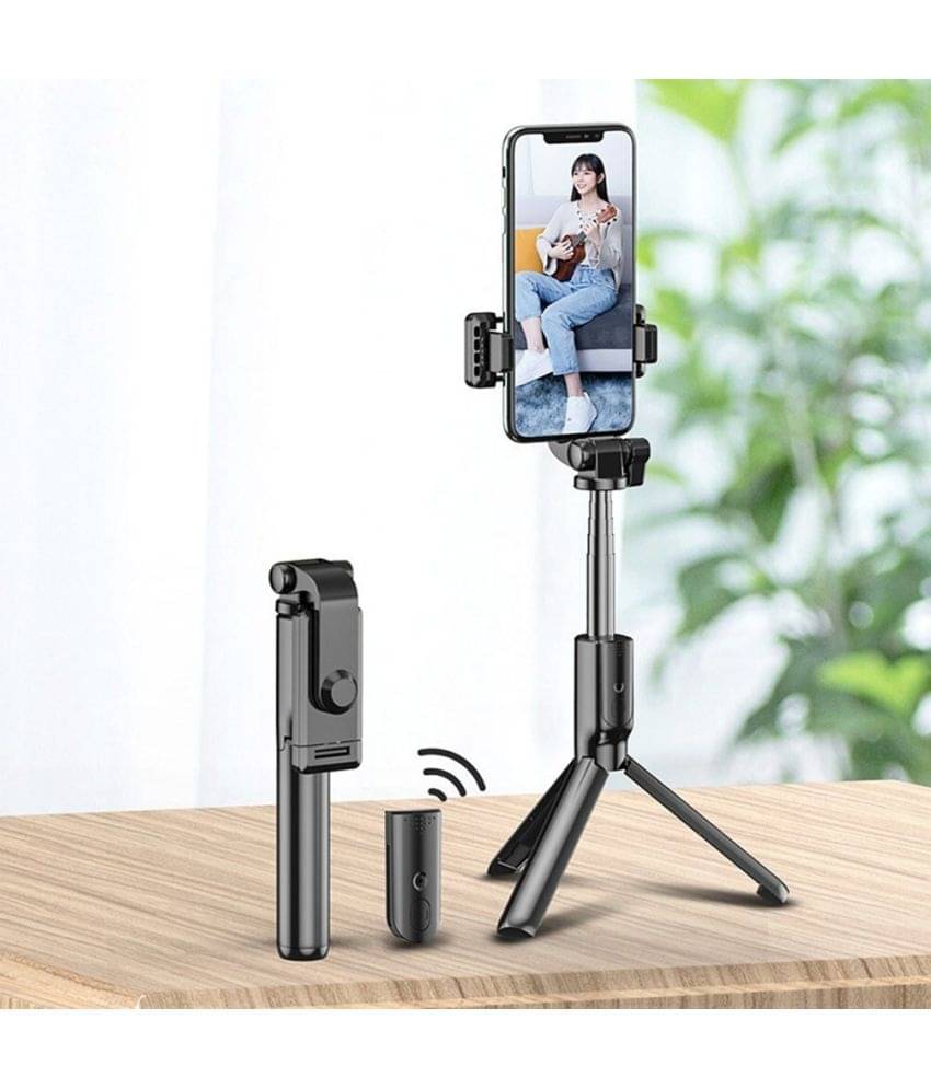     			ZmiZc Bluetooth Selfie Stick ( Black )