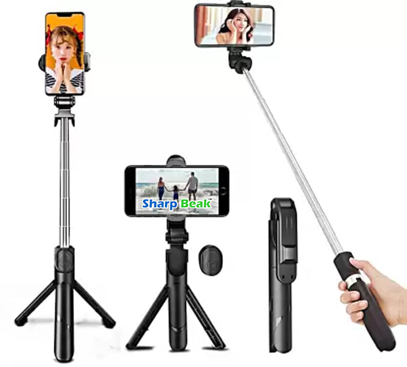     			ZmiZc Bluetooth Selfie Stick ( Black )