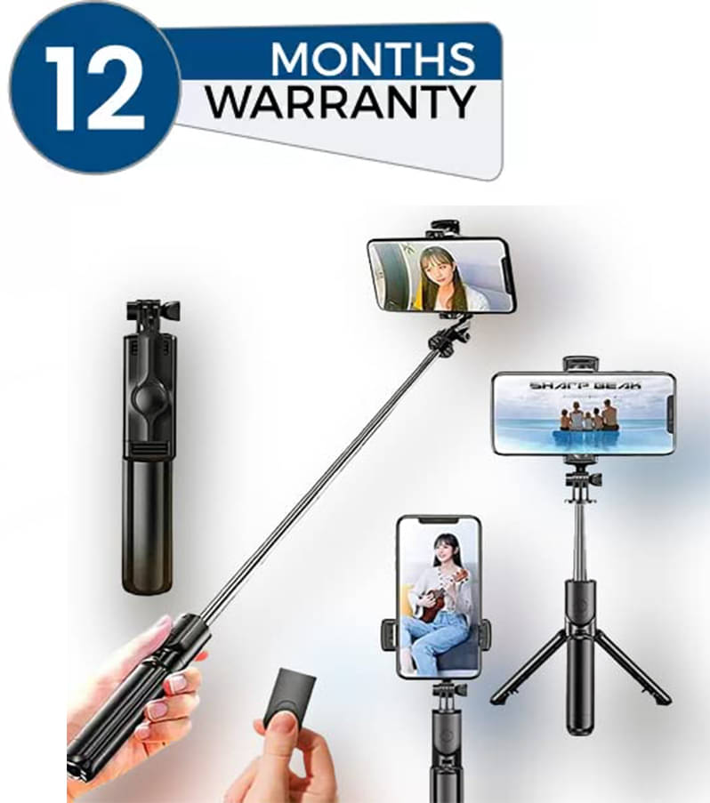ZmiZc Bluetooth Selfie Stick ( Black ) ZmiZc Bluetooth Selfie Stick ( Black )