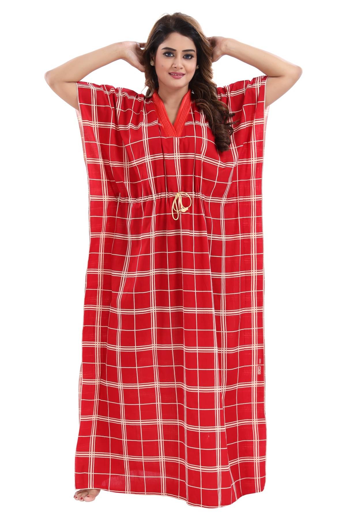 Cinco Multi Color Cotton Blend Women's Nightwear Night Dress ( Pack of 1 ) Cinco Multi Color Cotton Blend Women's Nightwear Night Dress ( Pack of 1 )