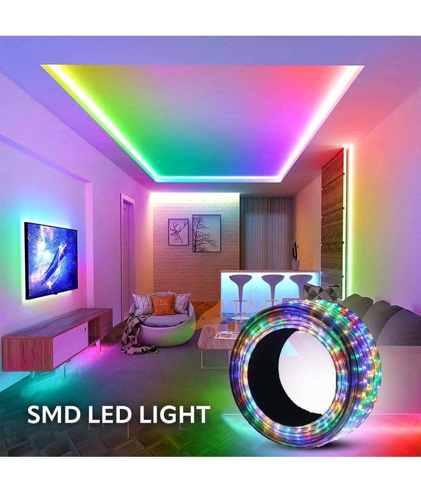 DAYBETTER PVC 15 Meter LED Rope Light Pipe Light Pendant Multi - Pack of 1 DAYBETTER PVC 15 Meter LED Rope Light Pipe Light Pendant Multi - Pack of 1