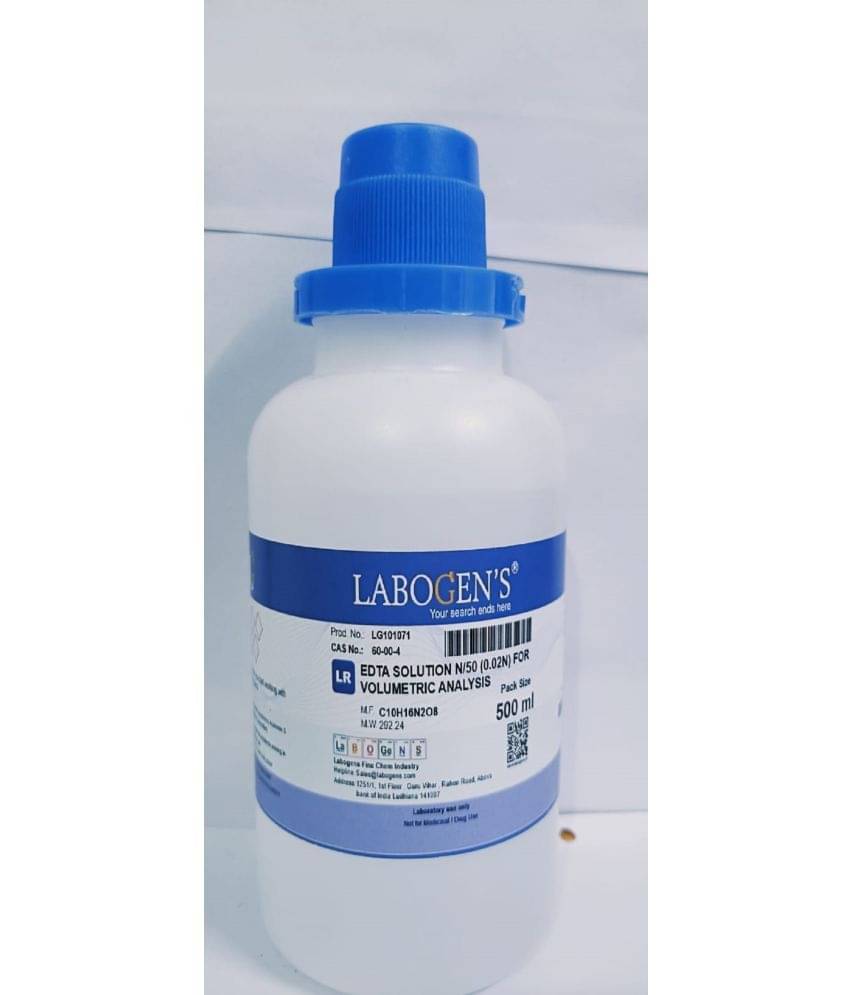     			EDTA SOLUTION N/50 (0.02N) FOR VOLUMETRIC ANALYSIS 500-ML