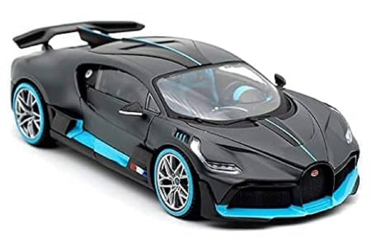     			FEDIFU  Bugatti Divo Diecast Metal Pullback Toy Car With Openable Doors & Light, Music Boys Car For Kids Best Toys Gifts Toys For Kids,Multicolor