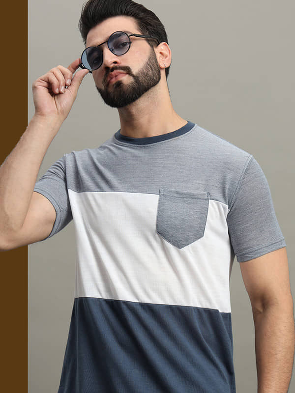 GET GOLF Pack of 1 Cotton Blend Regular Fit Men's T-Shirt ( Maroon )