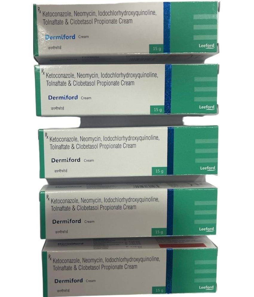     			Dermiford Face Cream 15 Gm (Pack Of 5)