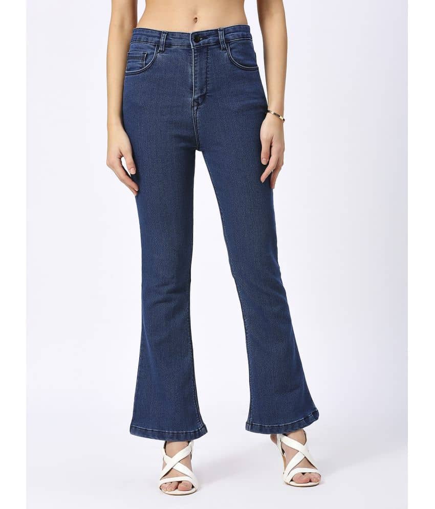 HJ HASASI - Blue Denim Bootcut Women's Jeans ( Pack of 1 ) - Jeans | Buy online on ZillyBuy
