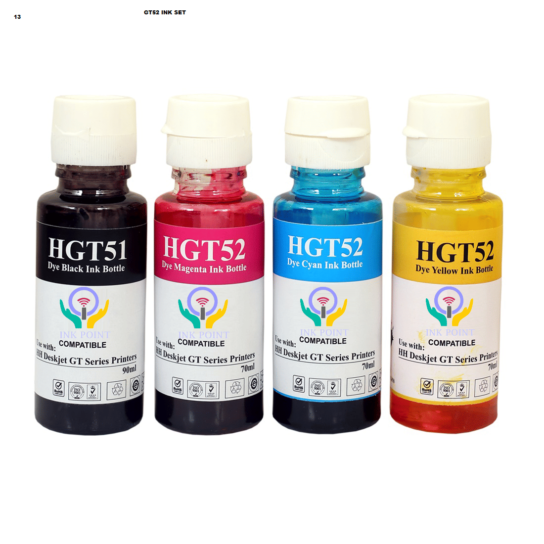     			INKSTORE Refill Ink Compatible for GT51/52 DeskJet GT5810,GT5811,GT5820, GT5821 Printer Ink