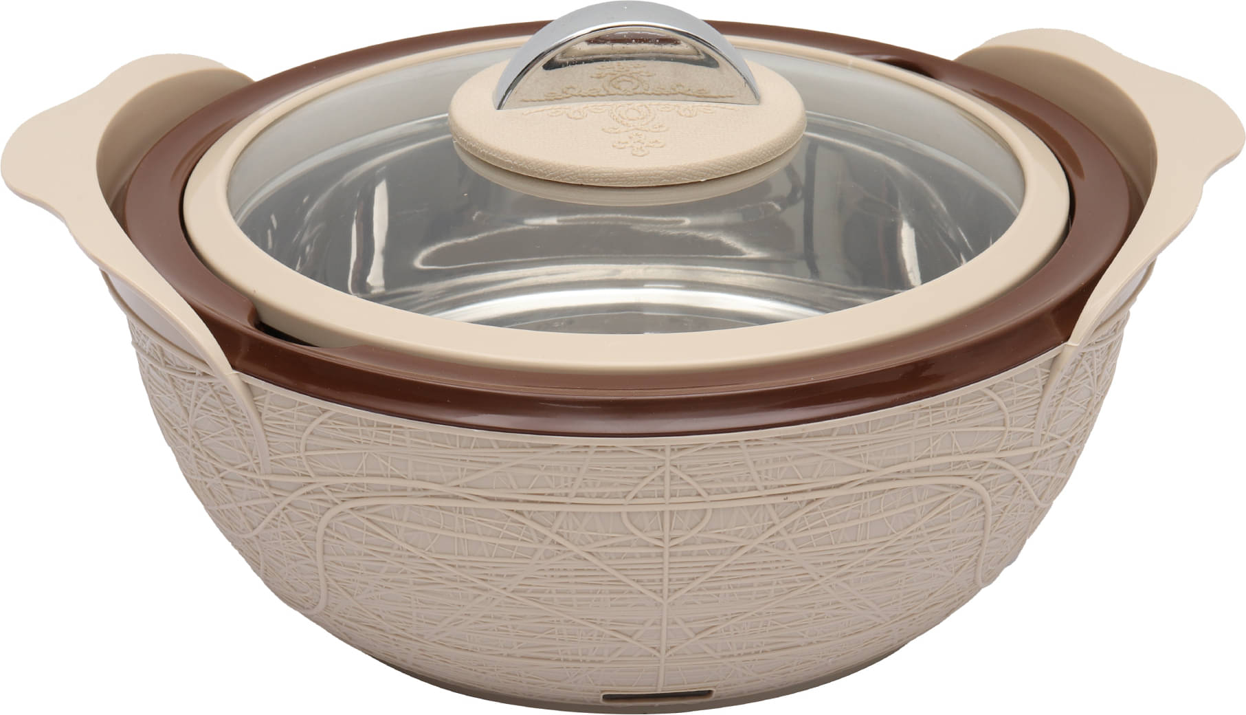     			Jaypee Plus Beige Plastic Serve Casserole ( Set of 1 , 2000 mL )