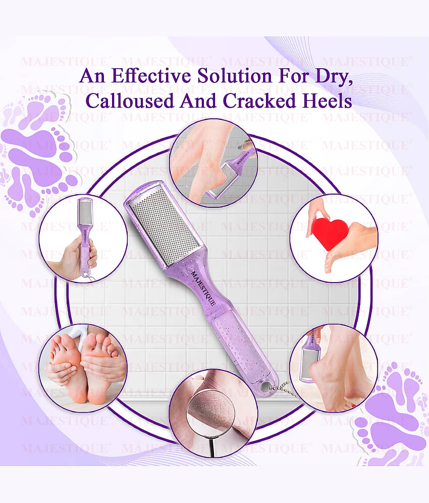 Majestique Foot File for Callus & Heel Removal, Dry & Wet Pedicure Tool - Color May Vary