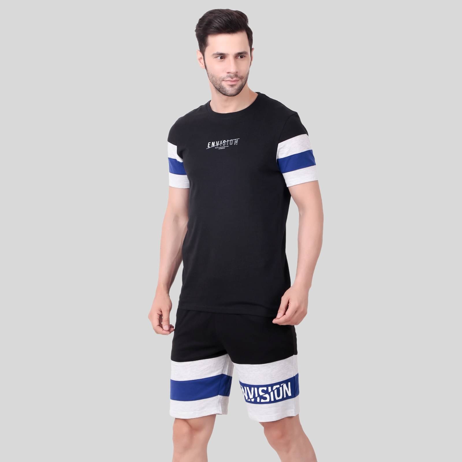     			NEXGEN  CLUB Pack of 1 Night sets For Men's ( Black )